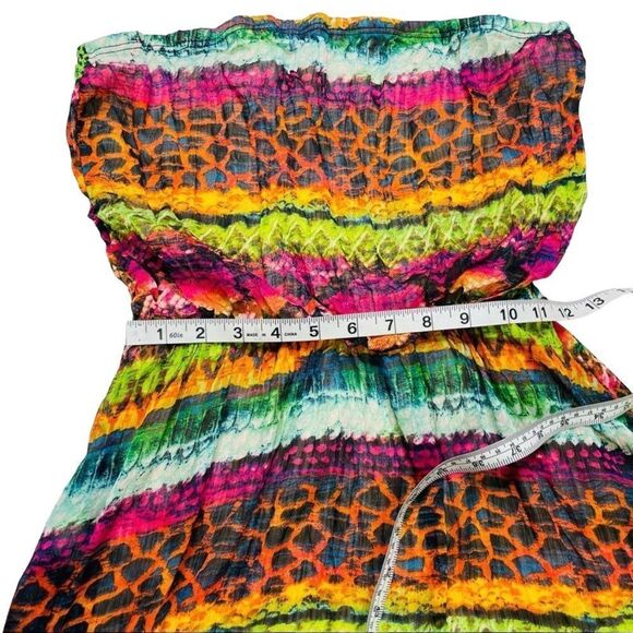 10/$25🦋 Marquis Multicolor Hi-Lo Tube Dress - Size Large - Picture 11 of 14